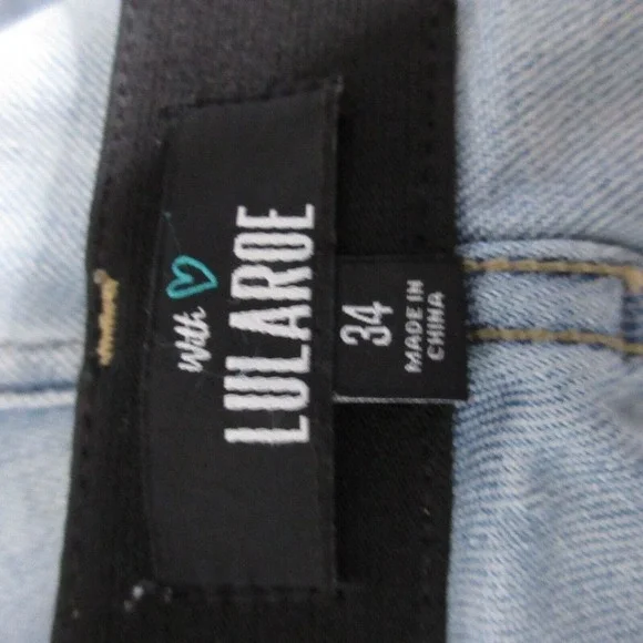 LulaRoe Jeans Skinny Ankle Light Wash - Picture 12 of 15